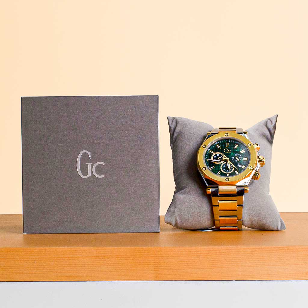 Guess Cableforce Green Analog Watch Y54003G7MF
