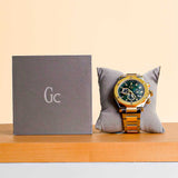 Guess Cableforce Green Analog Watch Y54003G7MF