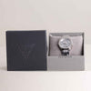 GUESS Ladies Silver Tone Square Watch
