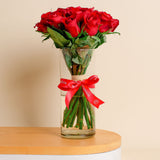Police PA40135WLBR Wallet Magnet & Red Roses Vase
