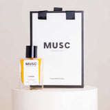 MUSC Scandal Musc Perfume & Purple Roses Vase