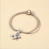Pandora Lock, Key & Heart Charm - 14k Gold Plated Sterling Silver
