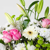 Flowrista | Blush Harmony Vase with Ferrero Rocher