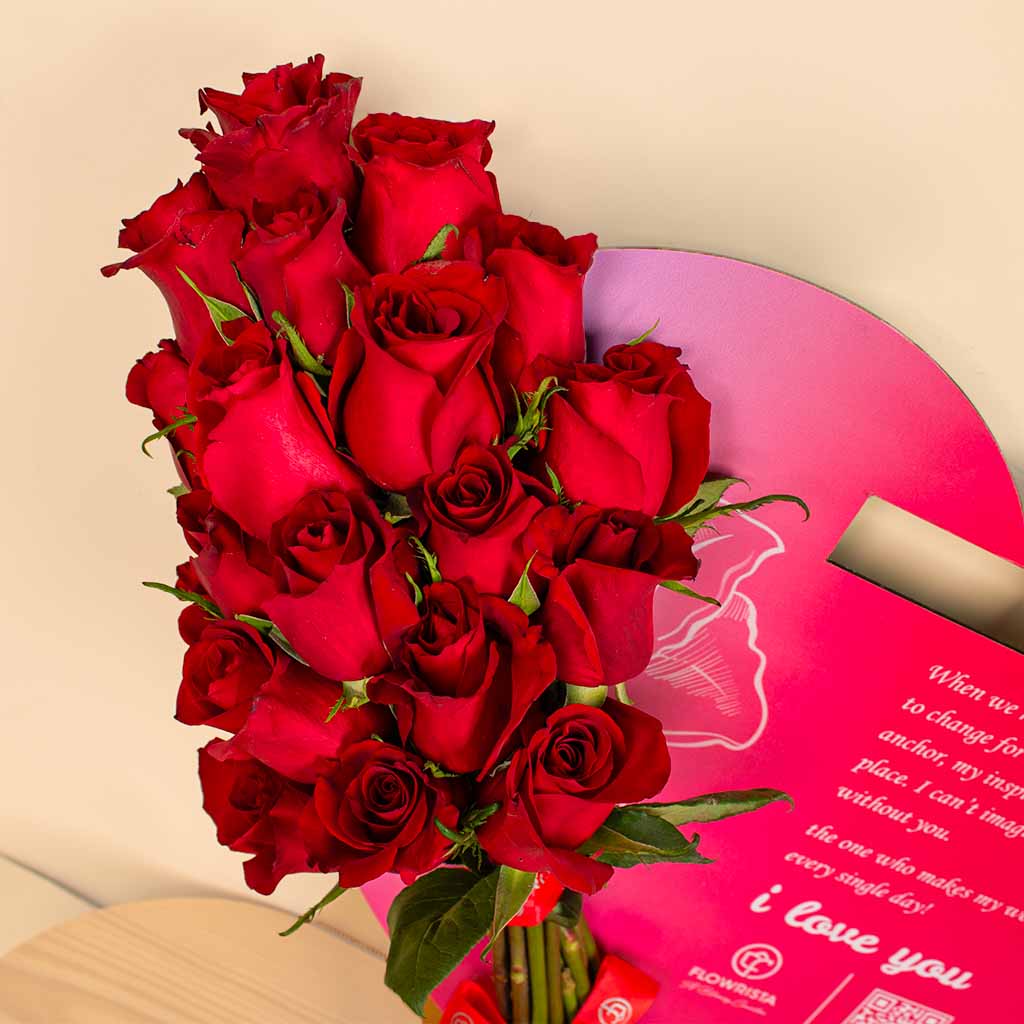 Nuit Fragrances Leather Jacket And Heart of Love 15 Roses