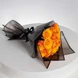 Bright Yellow Roses Hand Bouquet