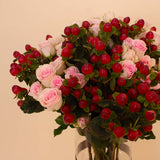 Flowrista | Baby Rose & Hypericum Vase