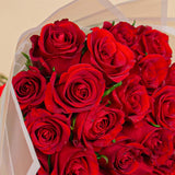 Dreamy Red Roses Bouquet | 25 Flowers