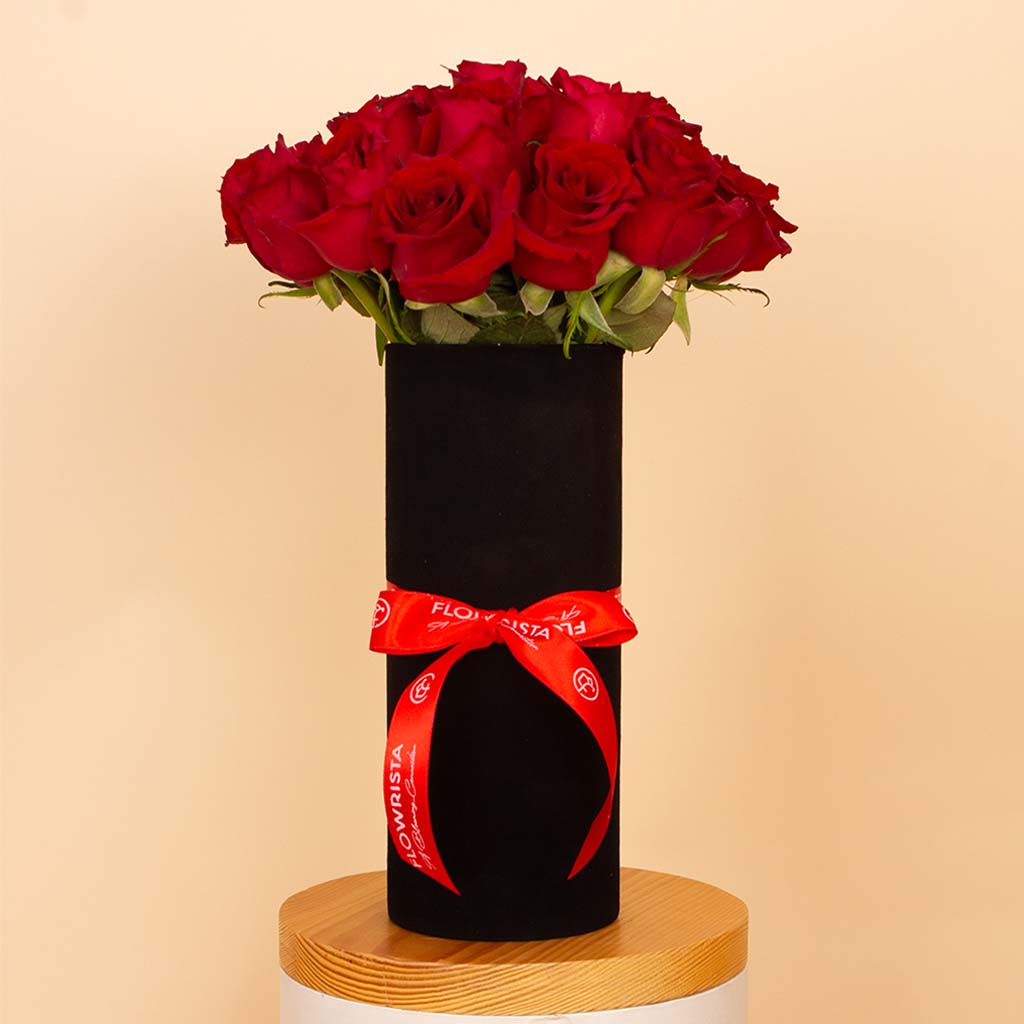 Crimson Vase - 20 Red Roses
