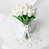Brilliance White Tulip Bridal Bouquet
