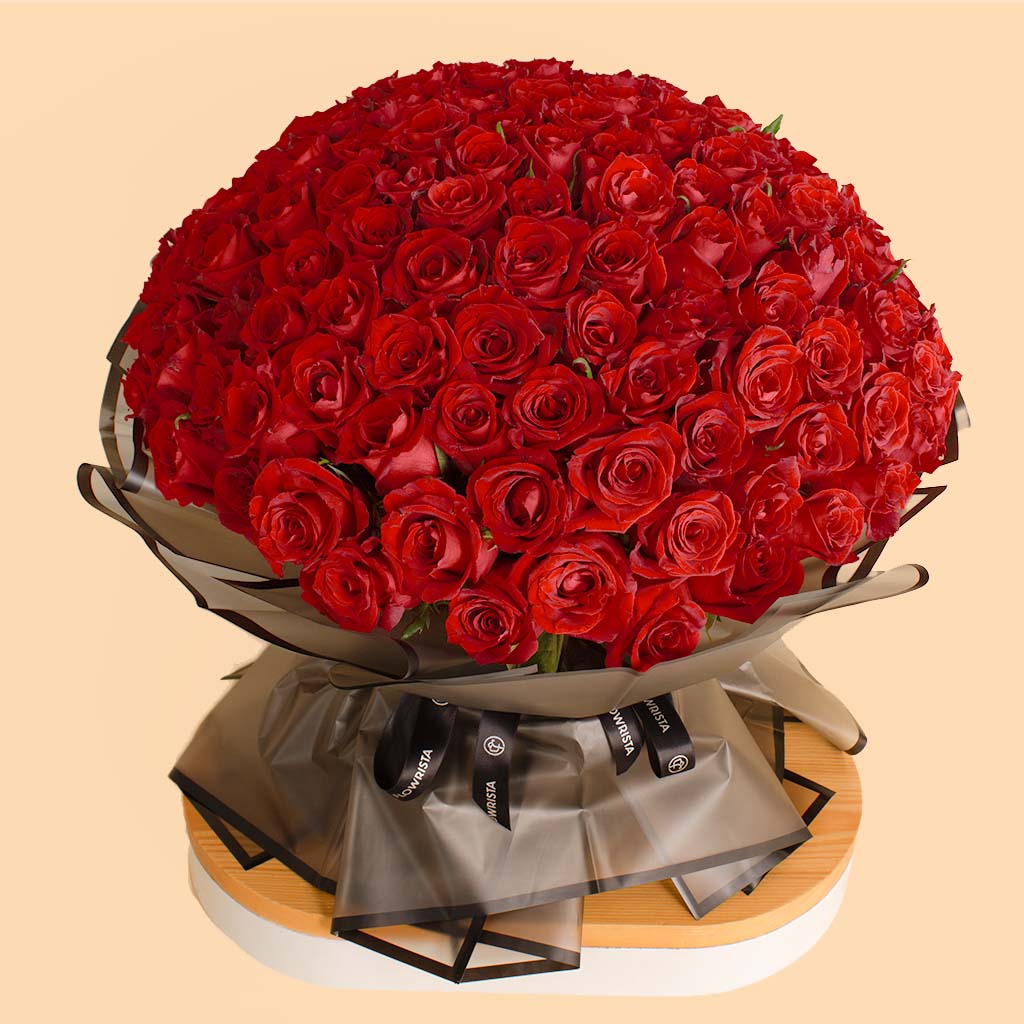 Flowrista | Grand Bouquet of 150 Red Roses