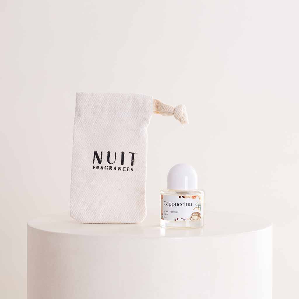Nuit Cappuccina Fragrance & Red Roses Bouquet