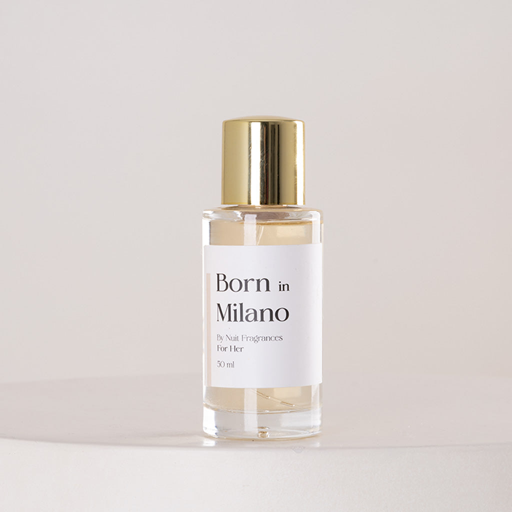 Nuit Born In Milano Eau de Parfum 50ml & Pink Roses Bouquet