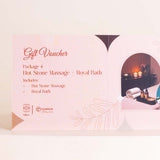 Bliss Spa Hot Stone Massage & Royal Bath & 15 Red Roses Bouquet