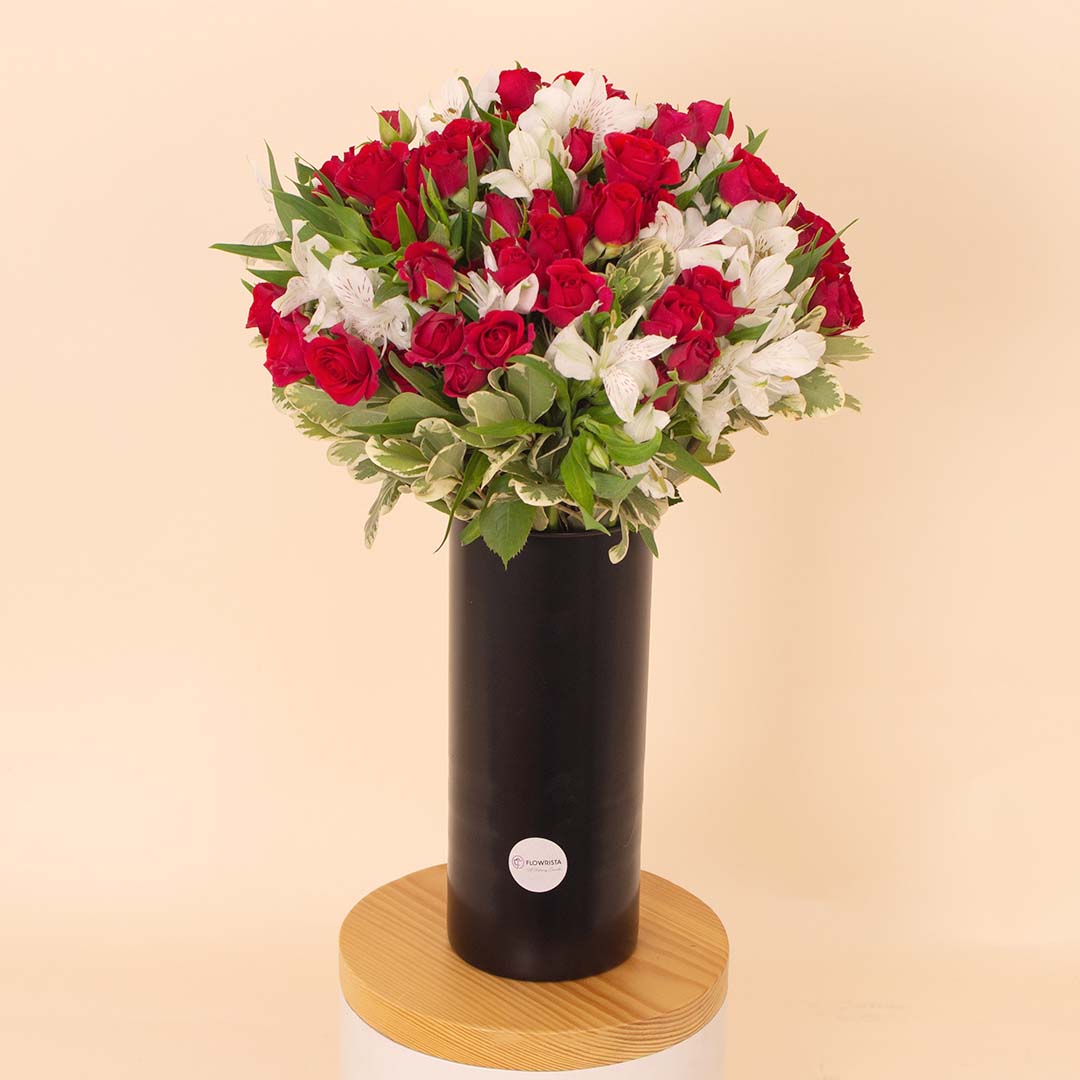 Flowrista | Alstroemeria & Baby Rose Vase
