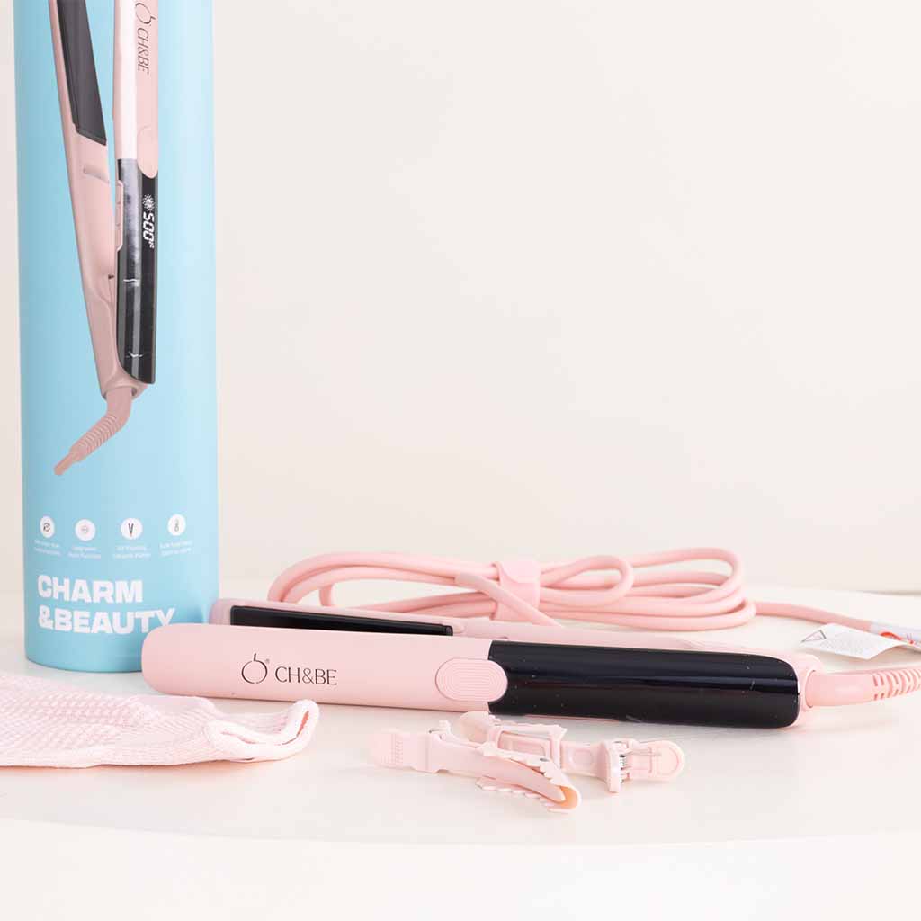 CH&BE Slim Ceramic Straightener &15 Red Roses Bouquet