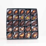 Crioro Premium Stuffed Medjool Dates - 25-Piece & Revival Roses Bouquet