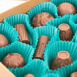 House of Cocoa Chocolate Box 16 Pieces with 20 Red Roses