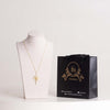 FelizModa North Star Zircon Necklace – Gold-Plated Silver