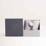 GUESS Mini Luna Silver Watch For Women & Revival Roses Bouquet