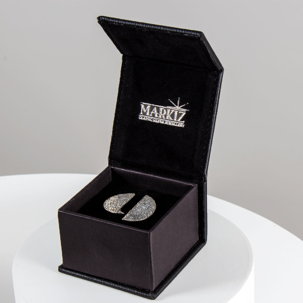 Markiz 925 Silver Earrings – Egyptian Design