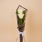 Duo White Roses Bouquet