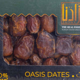 Zadna Premium Dates 1.5kg & Purple Roses Vase