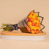 Hand Bouquet of 30 Orange and Yellow Roses
