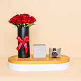 GC Sport Men Chronograph Watch | Red rose vase
