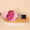 Pandora Moments Bracelet with Pavé Heart Clasp & 15 Pink Roses