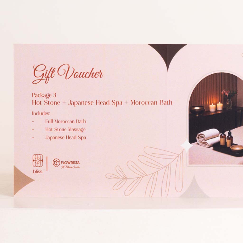 Bliss Spa Hot Stone Massage, Japanese Head Spa & Moroccan Bath