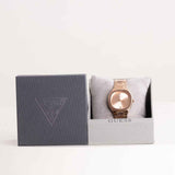 GUESS Ladies Gold Tone Watch & Revival Roses Bouquet