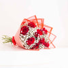 Red Roses & Baby’s Breath Bouquet