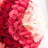 Flowrista Ombre Mixed Roses Bouquet - 150 Roses