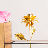 Patchi Chocolate Box with 9 Red Roses & Golden Flower