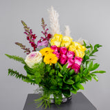 Roses & Gerbera Elegance Vase