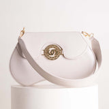 CoCan Golden Purse Bag & Pink Roses Bouquet