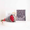 EMMA Mystic Woods Scarf & Red Roses Bouquet
