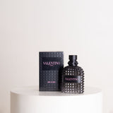 Valentino Uomo Born In Roma Eau de Toilette & Red Roses Bouquet