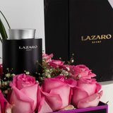 Lazaro Z1 Car Scent Diffuser and 15 pink roses