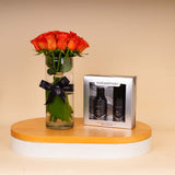 Soul & More Nomad Set of 2  & Orange Roses Vase
