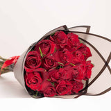 Valentine’s Bouquet of 20 Red Roses with Patchi Chocolate