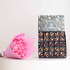 Crioro Premium Stuffed Medjool Dates - 25-Piece & Revival Roses Bouquet
