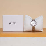 Guess Yellow Gold Women’s Watch W1209L2 with Heart-Shaped 20 Roses Bouquet