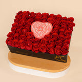 Patchi Tin Box of 22 Pieces | 55 Red Roses