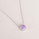 Markiz Platinum-Plated Zircon Pendant Necklace & Revival Roses Vase