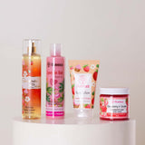 Bubblzz Strawberry Body Care Collection & Pink Roses Bouquet