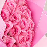 20 Pink Flower Bouquet