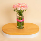 Flowrista | Light Pink Flowers Vase – 15 Stems