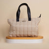 Pavo Tote Bag Handbag - Beige