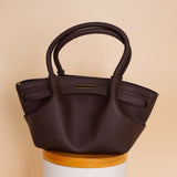 Alamki Alice Bag Brown & White Roses Vase